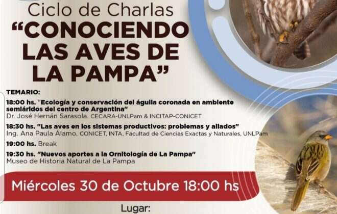 Segunda jornada conmemorativa al Mes de las Aves en Pico