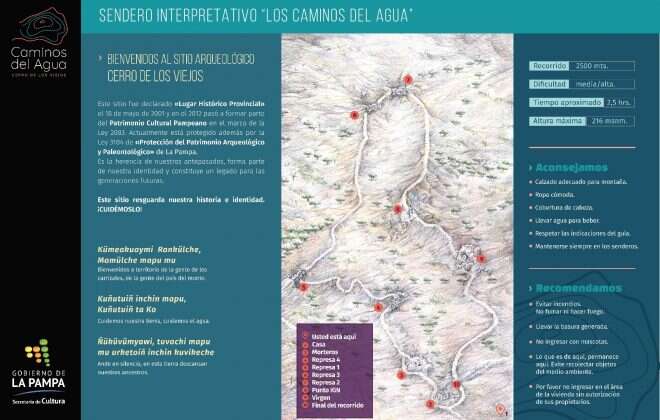 Presentan el sendero interpretativo “Caminos del agua” en Cerro de los Viejos