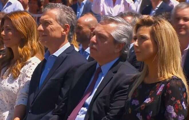Transición: Alberto F. y Macri comparten misa en Luján