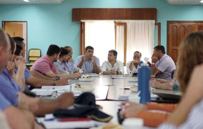 Bensusán y di Nápoli se reunieron con intendentes del sur provincial por la seguridad en las Fiestas