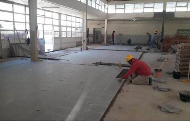 Ã“ptimo avance en las obras de la Escuela NÂ° 64 de General Pico