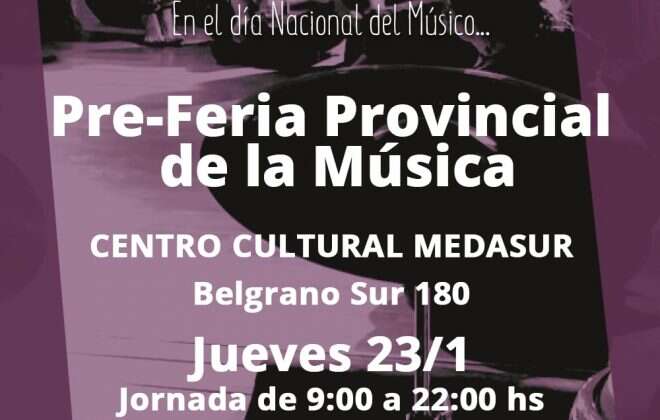 Finaliza la convocatoria a artistas para la Pre Feria de la Música