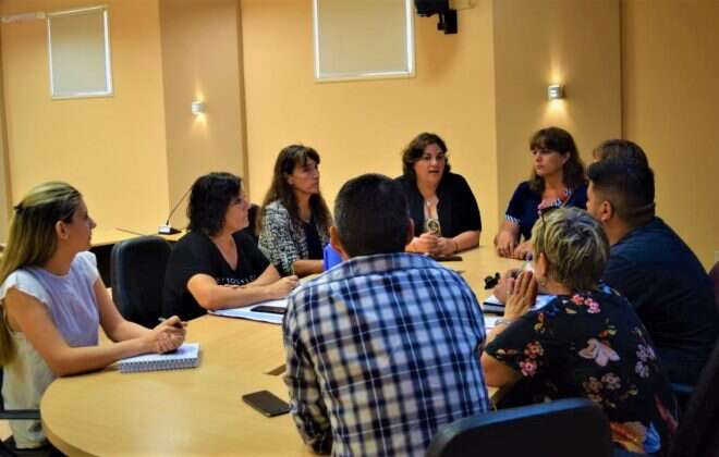 Secretaría de la Mujer se reunió con concejales de Toay por la Ley Micaela