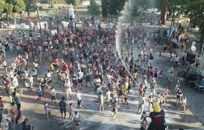 Festejo de Carnaval en La Adela