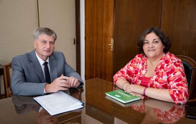 Ziliotto y Robledo anunciaron la puesta en marcha de la Ley Micaela