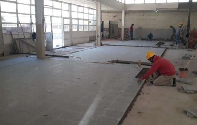 Importante avance en la refacción de la Escuela NÂ° 64 de General Pico