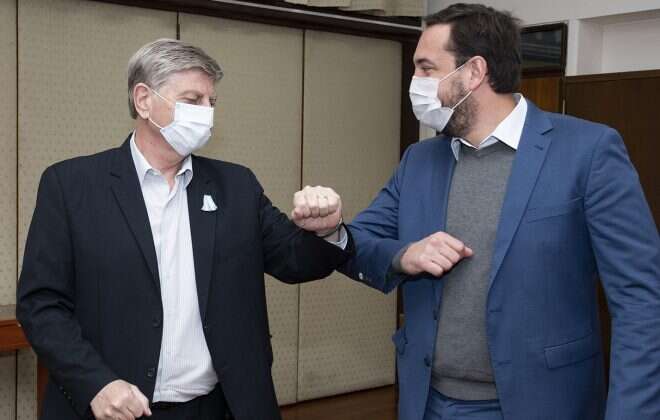 Ziliotto y di Nápoli firmaron contrato por nuevas obras para Santa Rosa