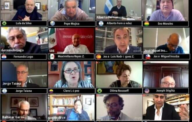 Líderes progresistas de Latinoamérica llaman a la unidad regional y fijan una agenda en común frente al COVID-19