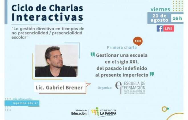 Educación: charlas online sobre gestión directiva en tiempos de pandemia