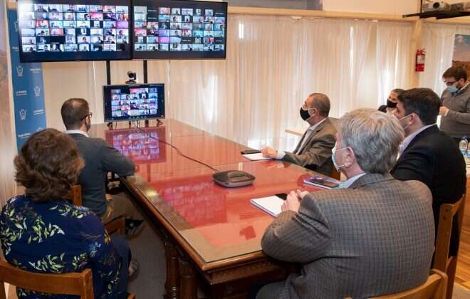 Ziliotto mantuvo charla con intendentes/as por el regreso a clases