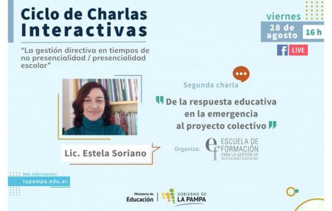 Nueva charla online sobre gestión directiva en tiempos de pandemia