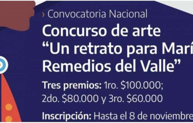 Convocan a Concurso de Artes Visuales: “Un retrato para María Remedios del Valle”