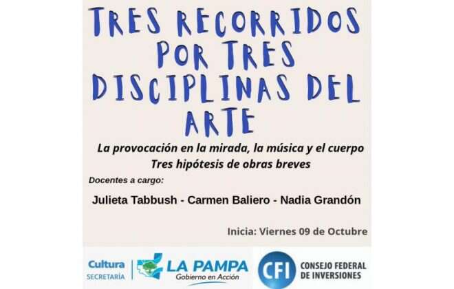 Convocan a artistas a participar de una nueva capacitación