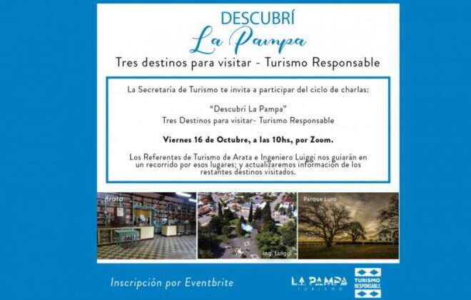 Luiggi y Arata cerrarán el ciclo “Descubrí La Pampa”