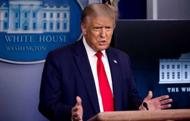 Trump dijo que no participará en el debate con Biden porque a organización decidió que sea virtual