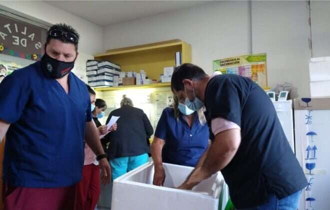 Llegaron vacunas COVISHIELD a General Pico