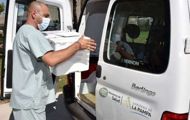 COVID-19: llegaron otras 4.500 dosis de vacunas a La Pampa