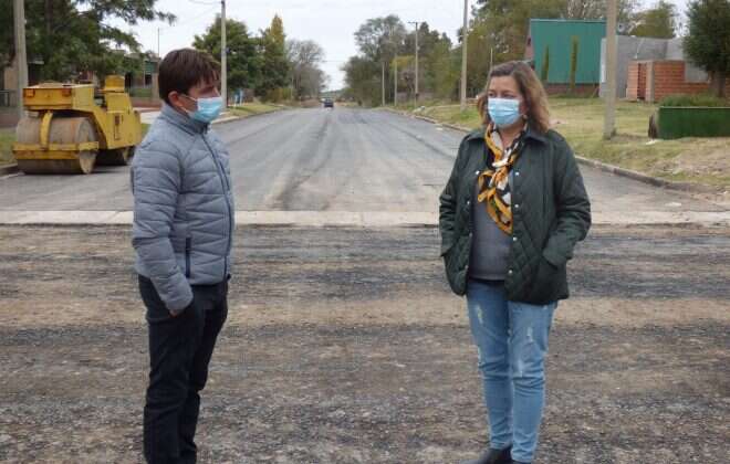 Asfalto y obras hídricas: concretan proyectos claves para Colonia Barón