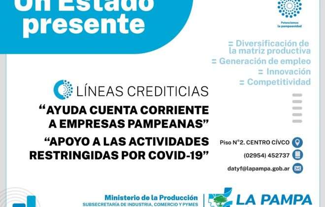 Líneas financieras para apuntalar al sector productivo en el marco de la pandemia COVID 19