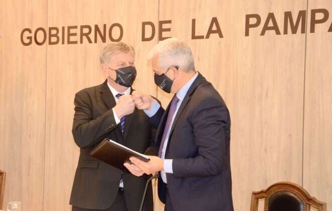 Domínguez elogió el modelo pampeano y trajo aportes para el sector ganadero