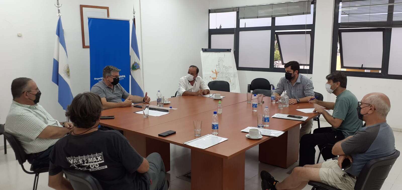 Seguridad se reunió con rodanteros y “traileros” para dialogar sobre gestiones realizadas