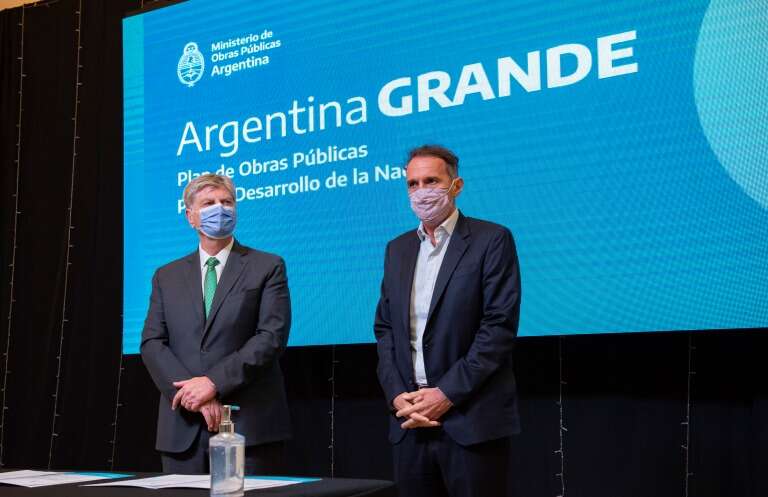 “La Pampa está en obra”, señaló Ziliotto al anunciar junto al ministro Katopodis una inversión que supera los $ 42.835 millones