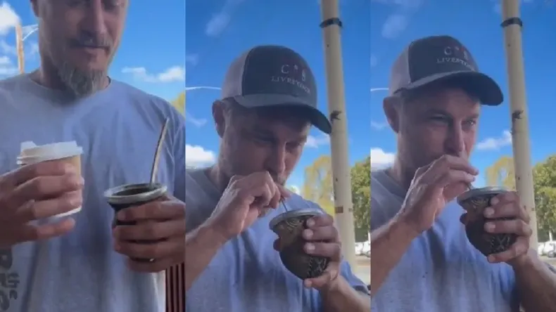Â Viral: la reacción de “Ragnar” al probar el mate argentino