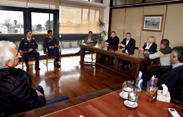 El Gobierno de La Pampa aportará $20 millones para refaccionar el Cuartel de Bomberos Voluntarios de Realicó