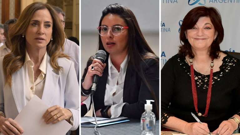 Arriba las mujeres: Tolosa Paz en Desarrollo Social; Mazzina en Mujeres y Kelly Olmos en Trabajo
