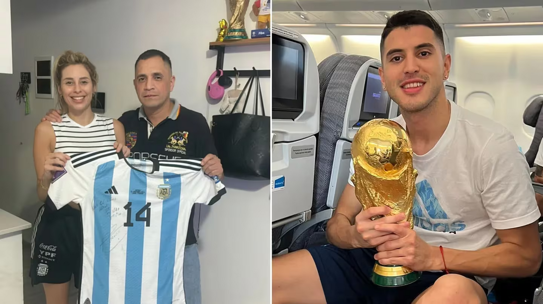 Â¿Quién fue el comprador?: Yésica Frías se hartó y vendió las reliquias de Qatar 2022 de Exequiel Palacios