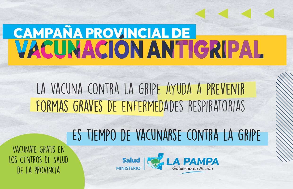 Comenzó la campaña de vacunación antigripal en La Pampa