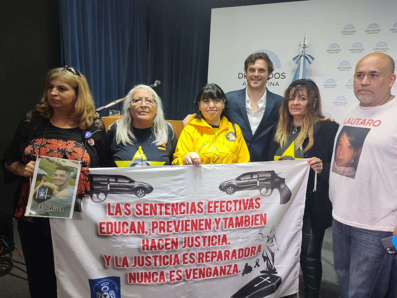 Estrellas Amarillas con Diputados de la Nación en la presentación del Proyectos de Velocidades Máximas Seguras