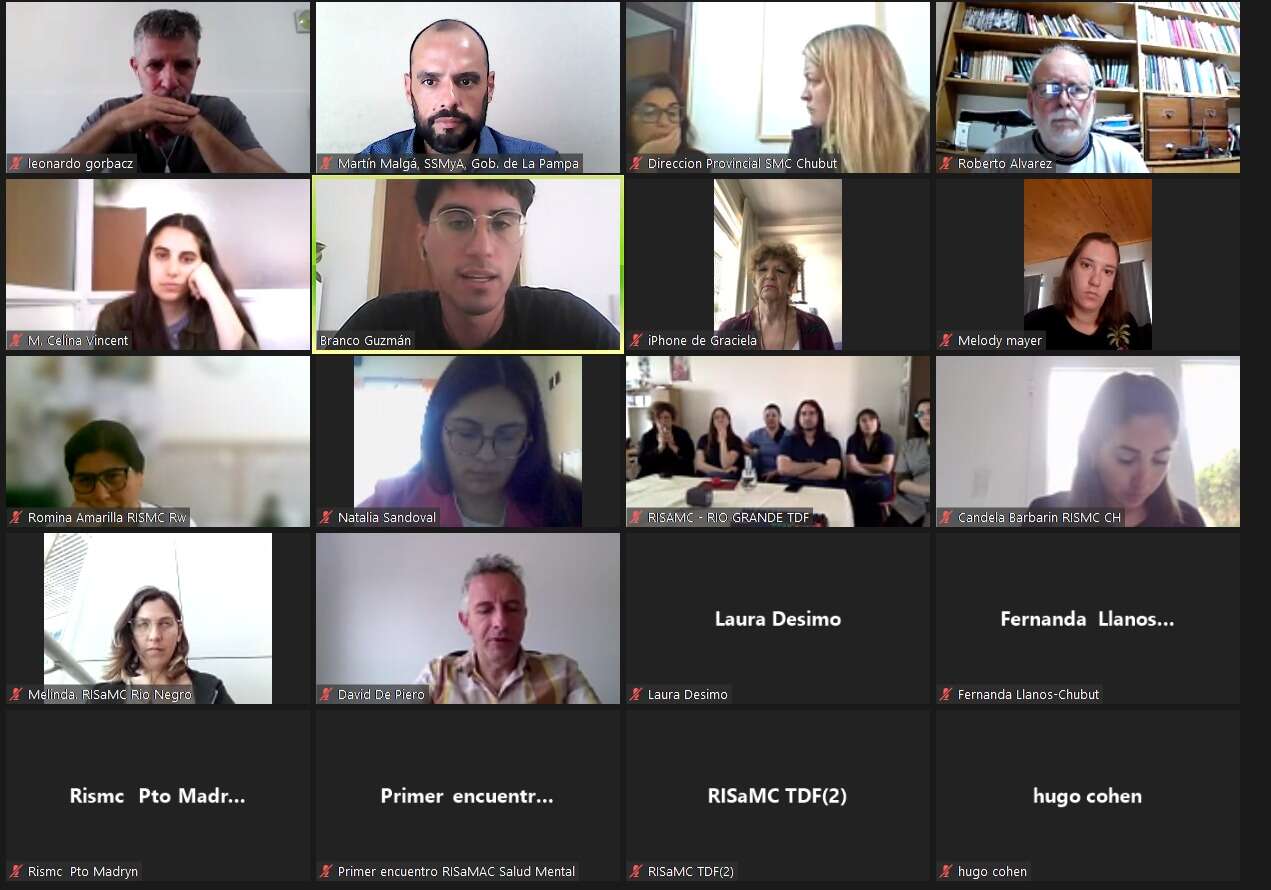 La Pampa organizó el Primer Encuentro Patagónico de Residencias Interdisciplinarias de Salud Mental Comunitaria