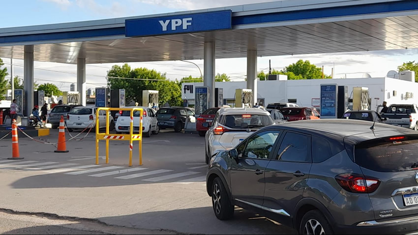 La Pampa: fuerte caída de la venta de combustibles en julio