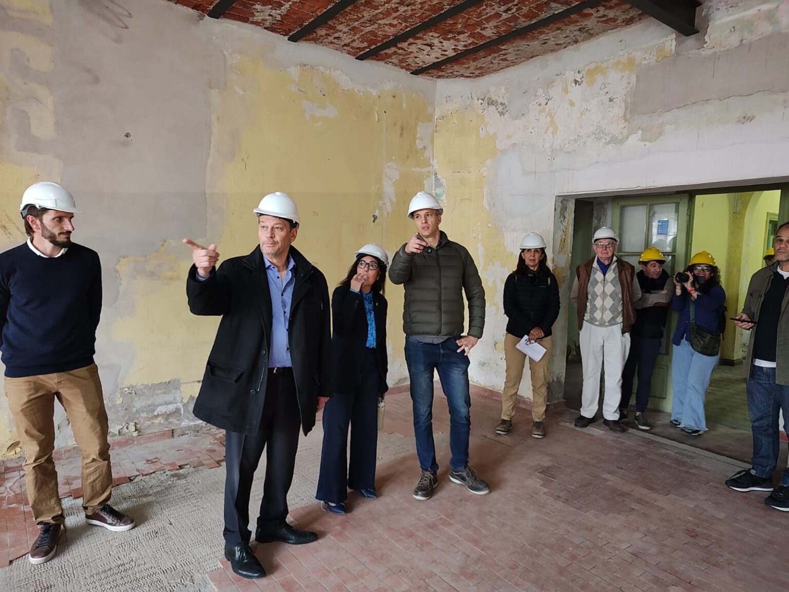 Alpa recorrió la obra en “El Palomar”