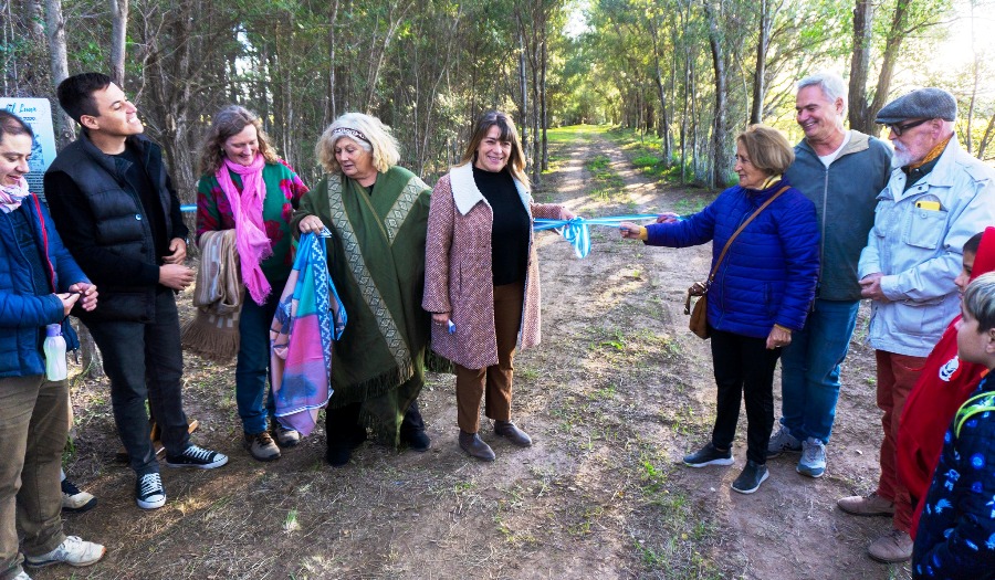Un rincón con historia revive en Winifreda: abrieron el Sendero del Luan