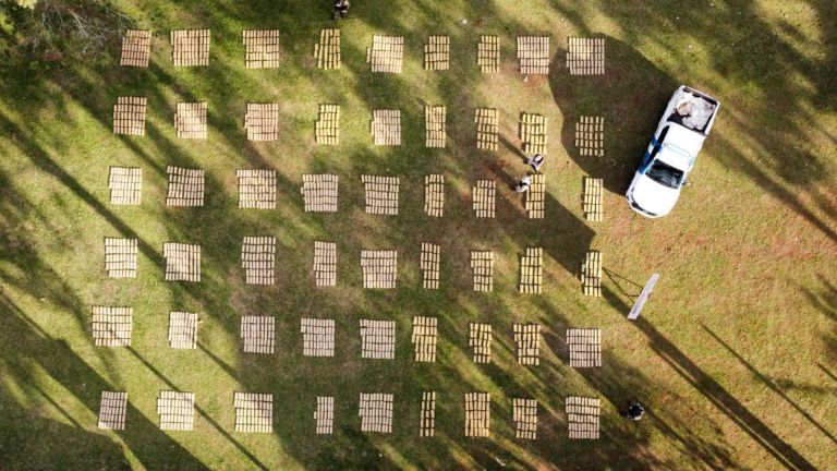 Misiones: frenan un narcocargamento millonario en el Paraná con 1780 kilos de droga