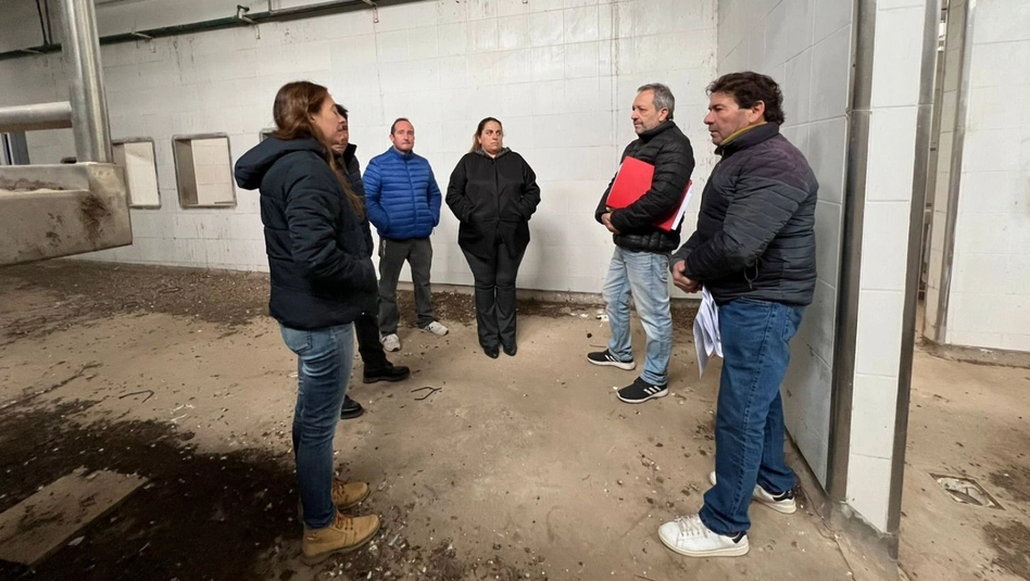 Comenzaron las obras de refacción en la planta de faena de Eduardo Castex