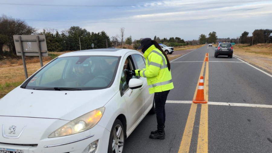 Detectaron nueve alcoholemias positivas durante operativos de tránsito vehicular