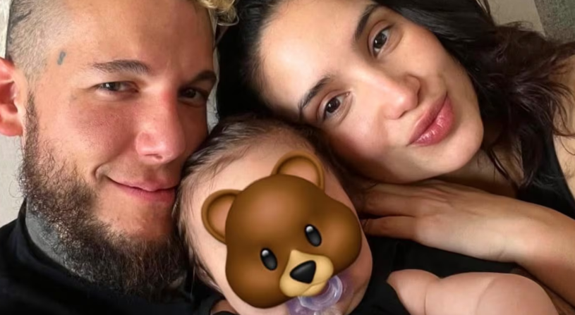 Alex Caniggia y Melody Luz mostraron por primera vez la cara de su hija Venezia: la tierna foto familiar