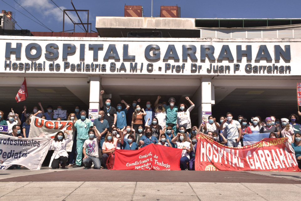 El Si.Tra.Sap. adhiere a jornada de lucha nacional en defensa del Hospital Garrahan