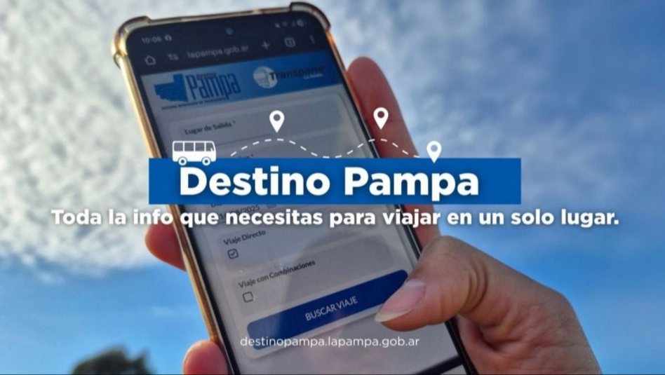 Lanzan “Destino Pampa”, la nueva plataforma digital para consultar transportes interurbanos en la provincia