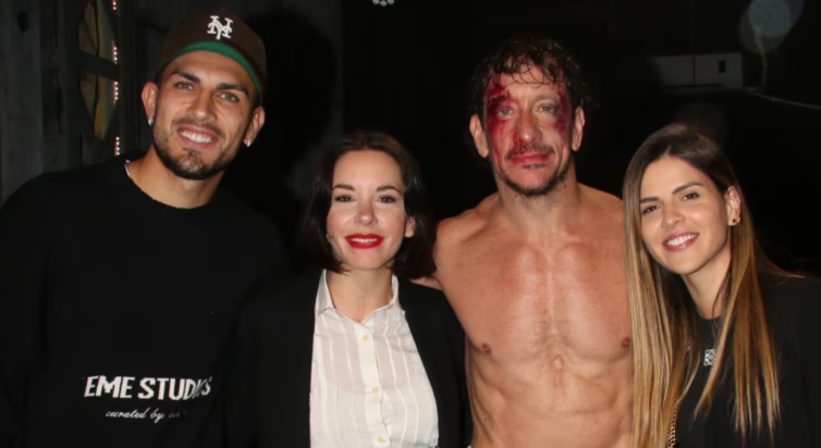 Leandro Paredes fue con su esposa a ver “Rocky” tras los rumores de romance con Evangelina Anderson: las fotos