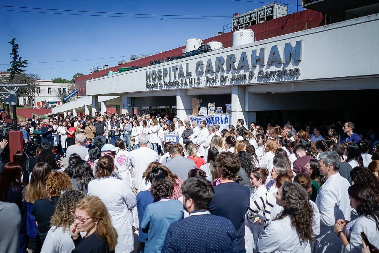 Veto al Garrahan: “Profundiza el vaciamiento y la bronca de los trabajadores”