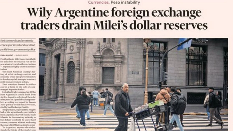 “Fracaso de Milei inquieta a inversores”, advierte el Financial Times