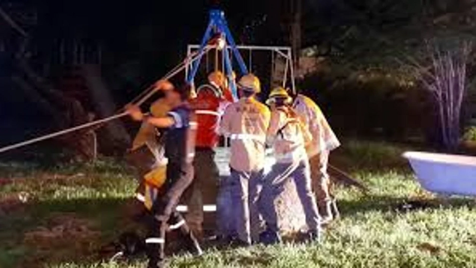 Cosquín: una nena cayó a un aljibe y su padre se arrojó para rescatarla