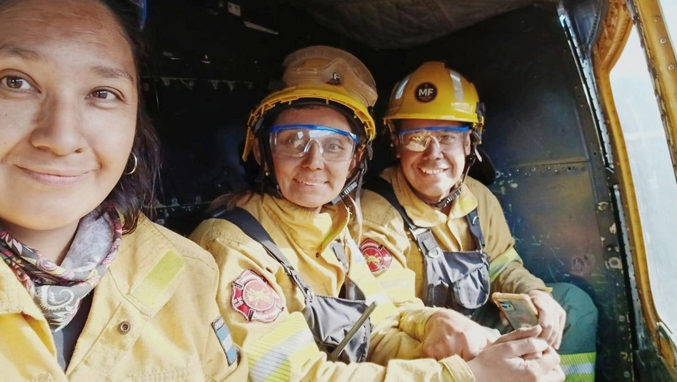 25 de Mayo: brigadistas pampeanos regresaron tras combatir el incendio en el Parque Nacional Los Alerces