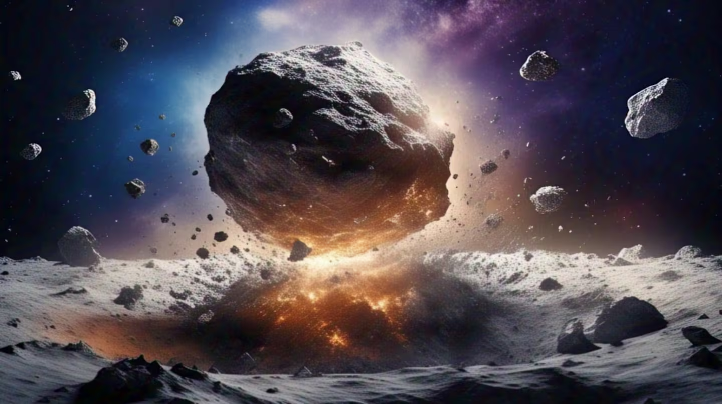 Un asteroide podría chocar con la Luna y generar una explosión visible desde la Tierra