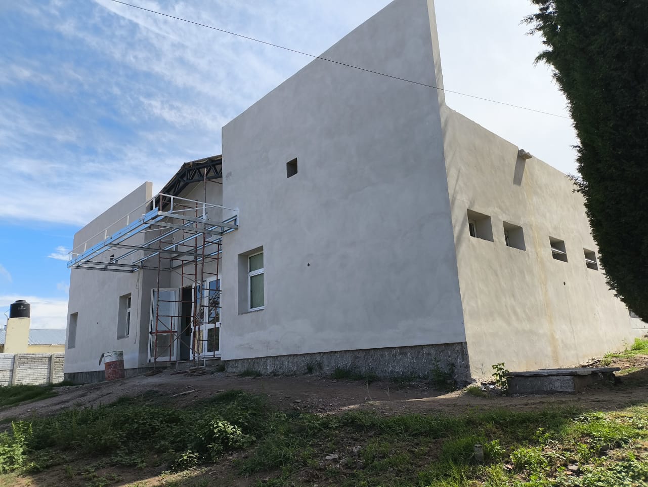 Victorica: avanza la obra de ampliación del Hospital