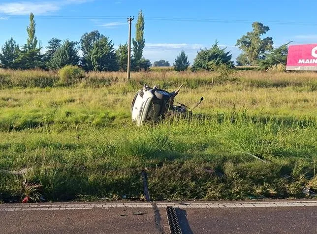 Un joven falleció tras un fuerte choque en la Ruta Nacional Nº5